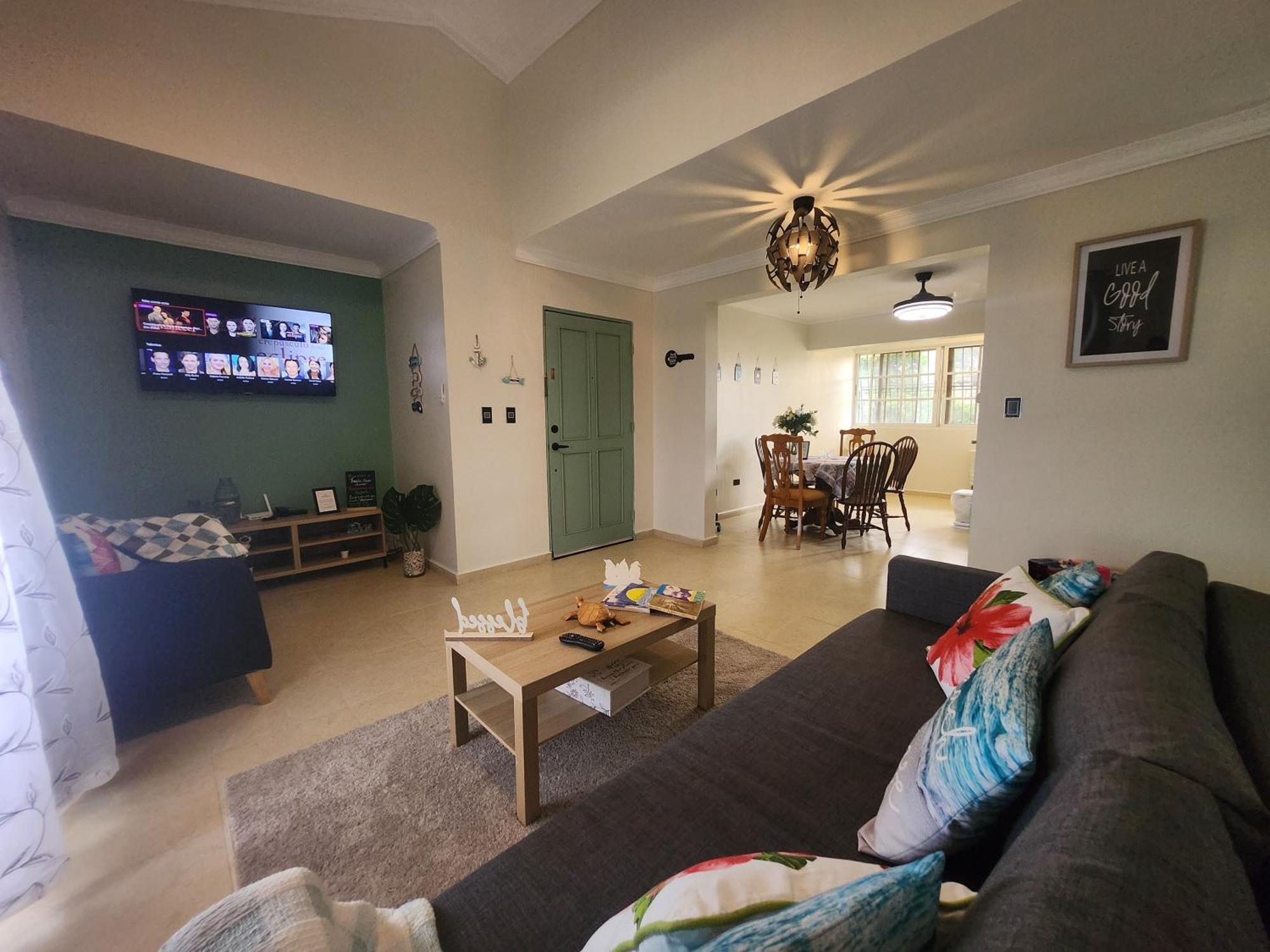 Casita Linda Larimar - 2Br Apartment With Rooftop, Bay Views, Fast Wifi, Near Beach In Barahona Exterior photo